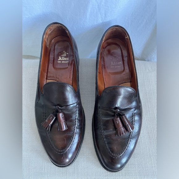 Mens Alden New England Tassel Loafers - Picture 1 of 9
